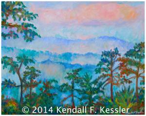 Blue Ridge Parkway Artist is Having a Monday blah day and Getting the parties together...